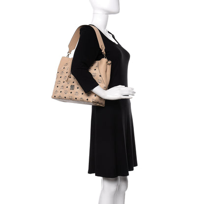 MCM Visetos Medium Klara Hobo Beige 2 of 11