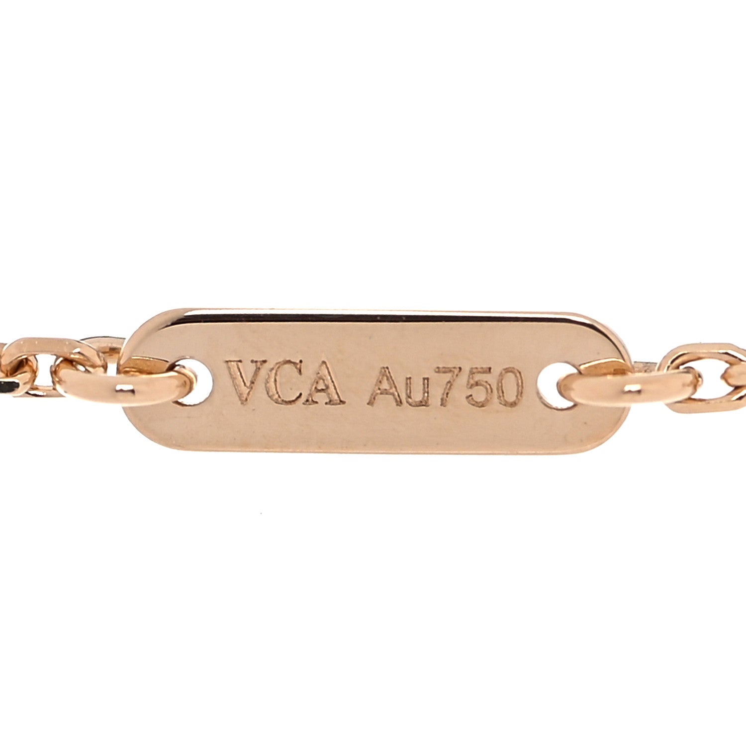 Van Cleef & Arpels 18K Yellow Gold Mother of Pearl Sweet Alhambra Butterfly Pendant Necklace 5 of 8