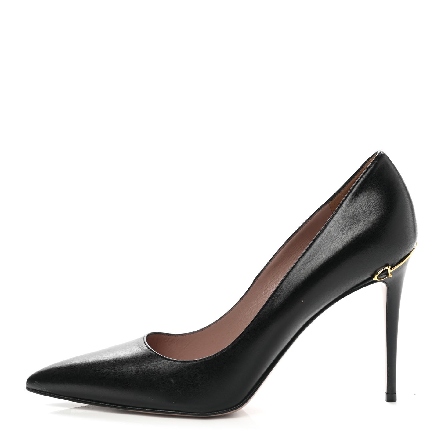 Calfskin Horsebit Pumps 40 Black