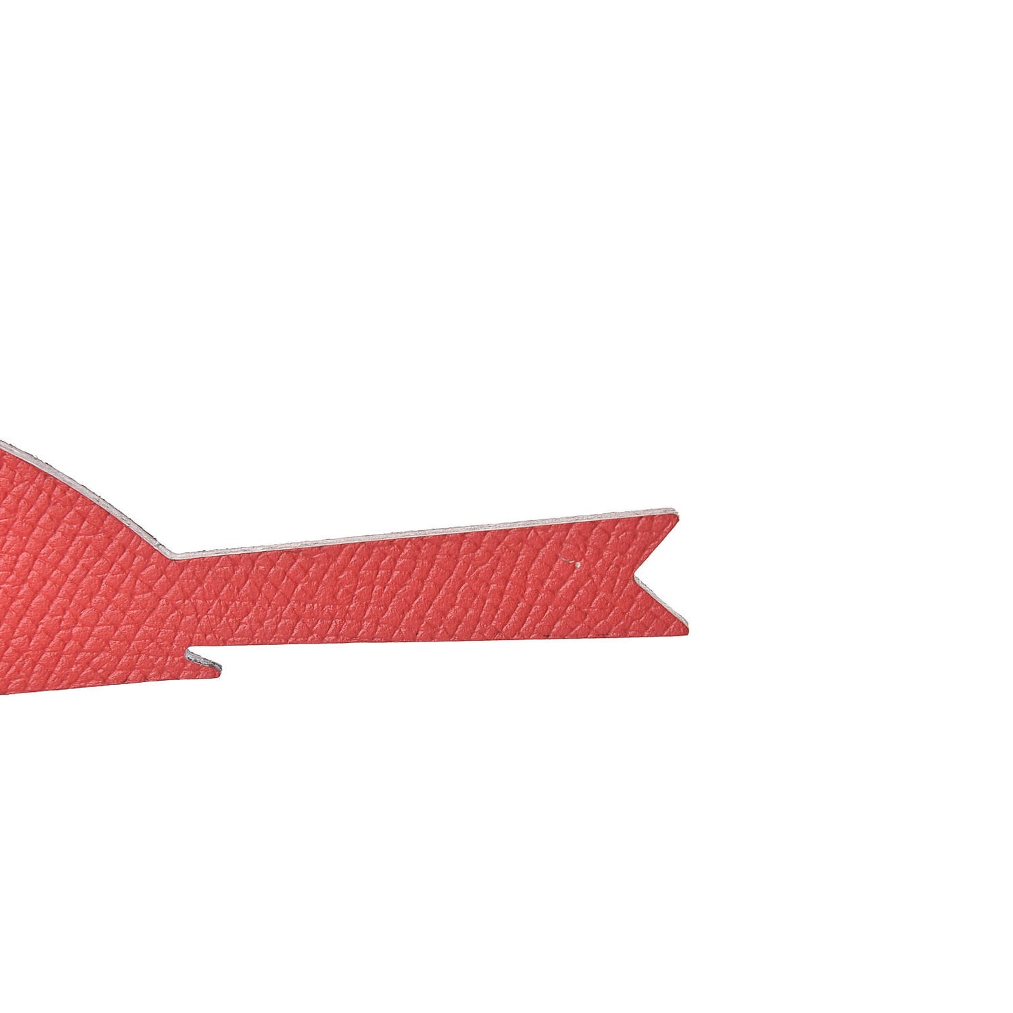 Togo Epsom Petit H Bird Bag Charm GM Rouge De Coeur