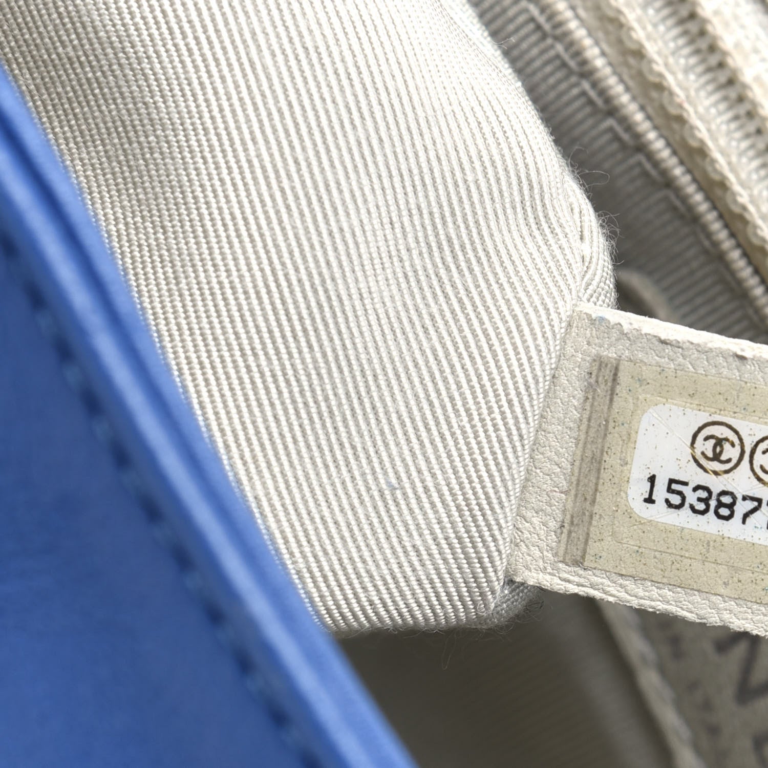 Chanel Washed Lambskin Quilted Medium Chain Around Messenger Blue 12 of 33