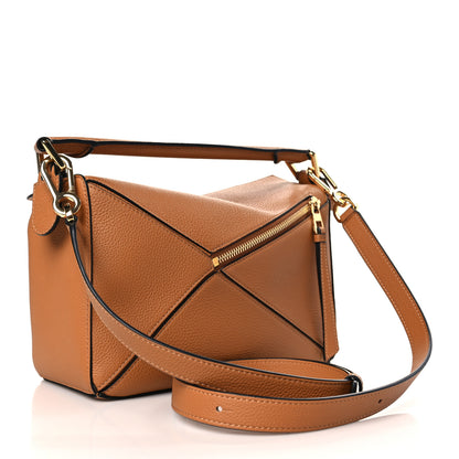 Loewe Soft Grained Calfskin Small Puzzle Bag Light Caramel 3 of 8