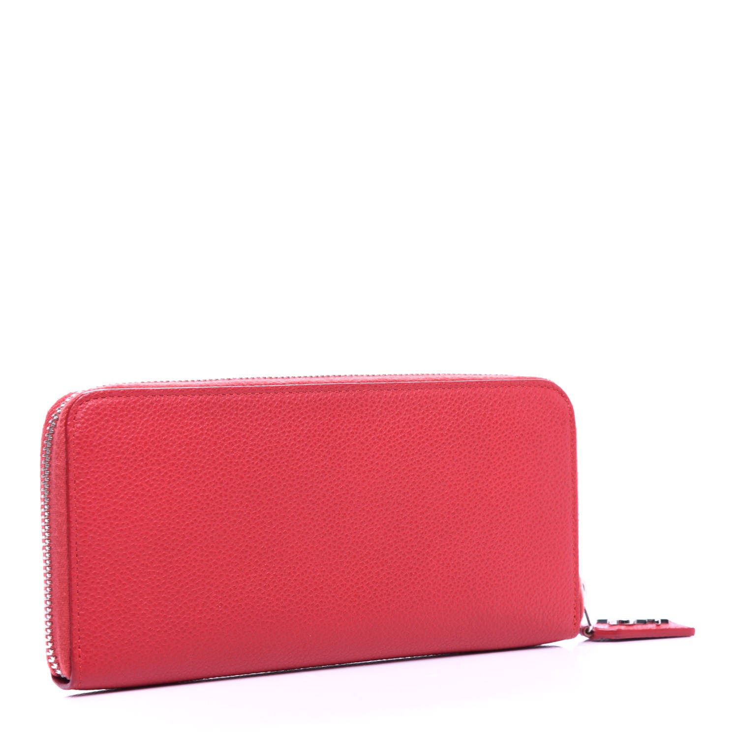 Saint Laurent Grained Calfskin Rive Gauche Zip Around Wallet 3 of 7