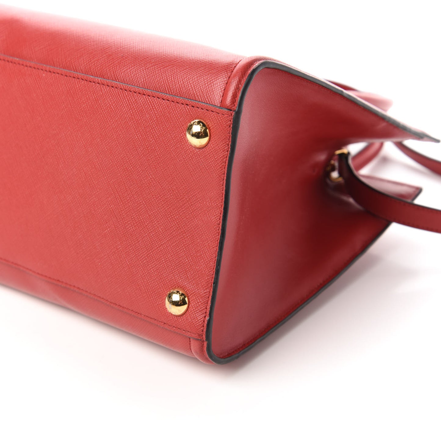 Saffiano Soft Calfskin Tote Fuoco