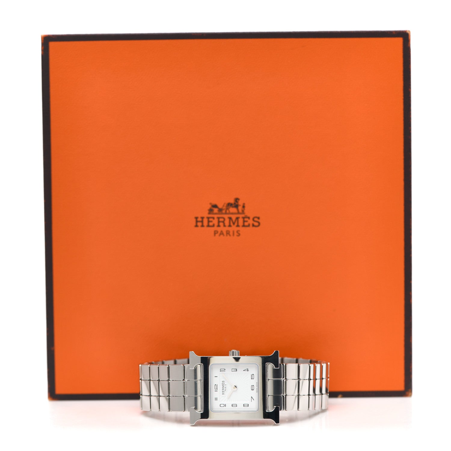 Hermes Stainless Steel 21mm Heure H Hour Quartz Watch 5 of 5