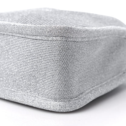 Alexander Wang Metallic Ribbed Knit Small Ryan Bag Silver 8 of 8