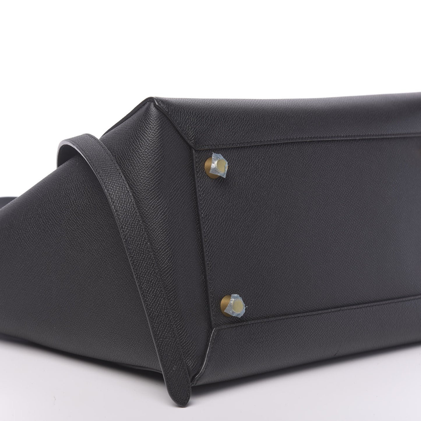 Grained Calfskin Small Belt Bag Black