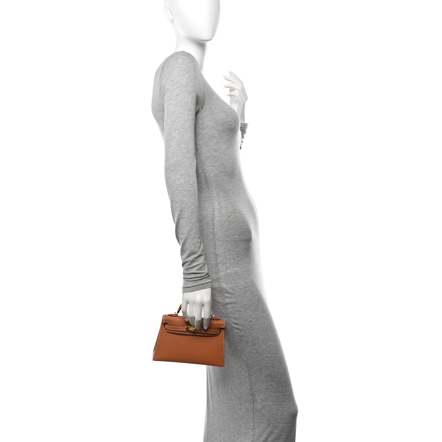 Hermes Epsom Mini Kelly Sellier 20 Gold 2 of 11