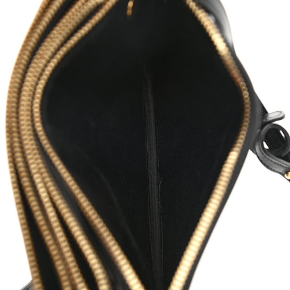 Celine Lambskin Small Trio Crossbody Bag Black 7 of 9