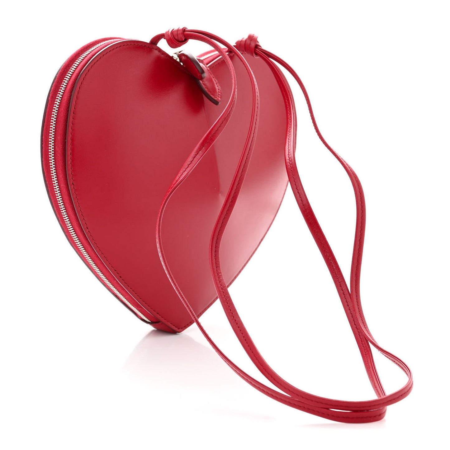 Lux Calfskin Le Coeur Bag Lacquer Red