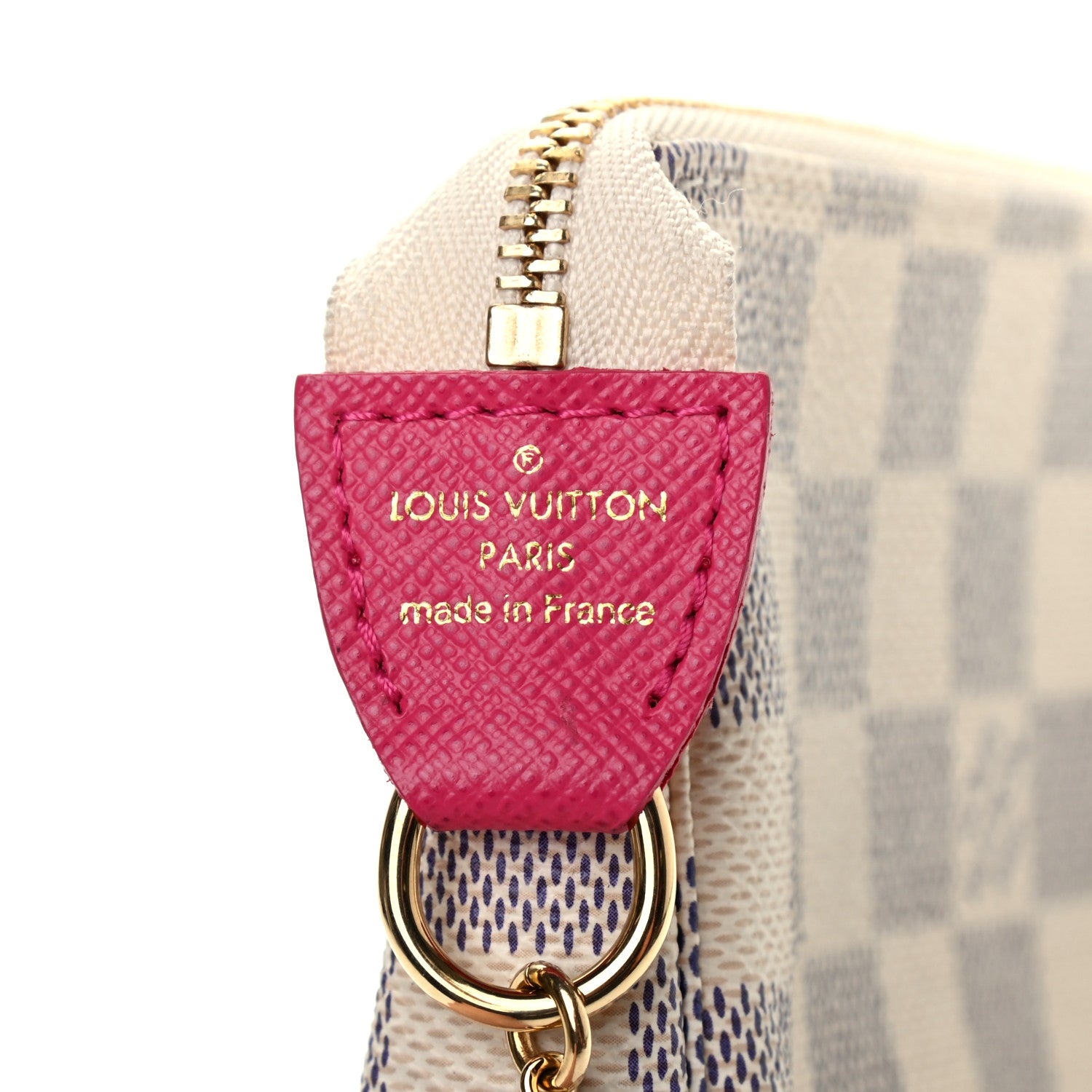 Louis Vuitton Damier Azur 2017 Christmas Animation Mini Pochette Accessories 5 of 6