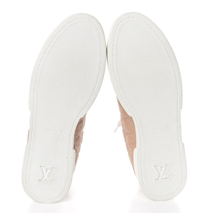 Louis Vuitton Calfskin Monogram Stellar Sneakers 38 Blush 5 of 10