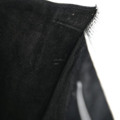 Saint Laurent Textured Metallic Calfskin Classic Monogram Cassandre Clutch Silver 8 of 16