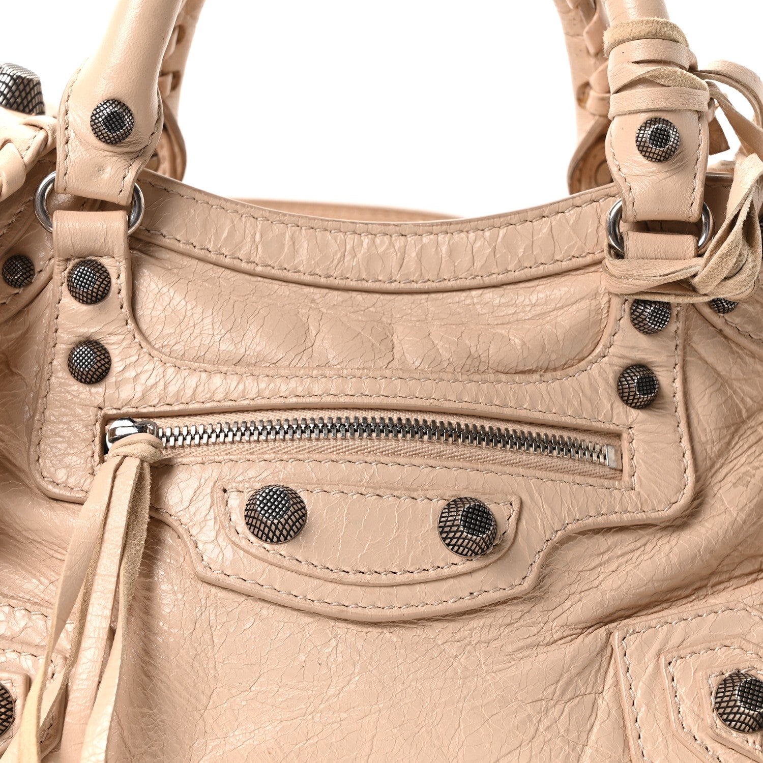 Balenciaga Agneau Arena Neo Cagole Handbag XS Sand Beige 1835500 Balenciaga Agneau Arena Neo Cagole Handbag XS Sand Beige 1835500