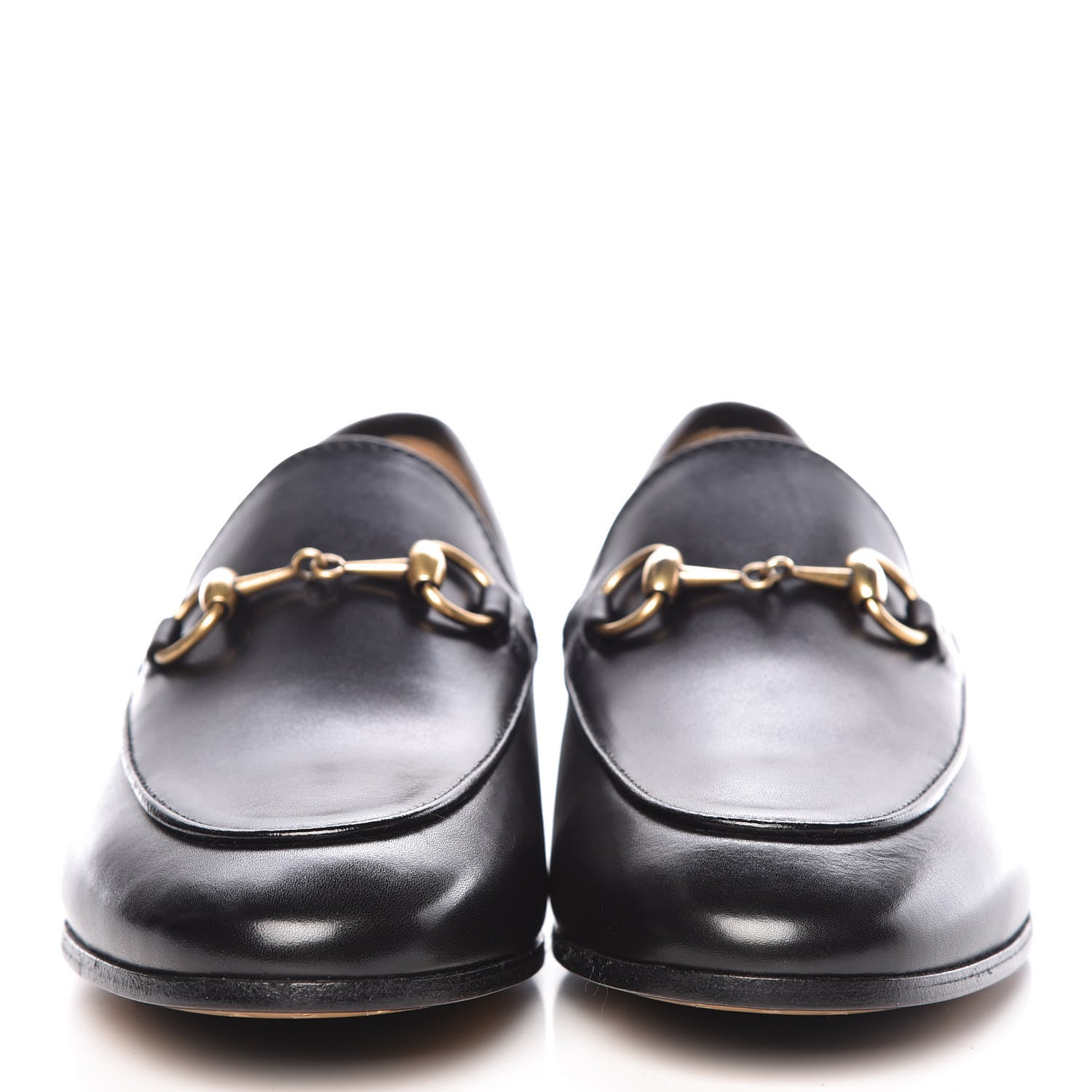 Gucci Calfskin Womens Jordaan Loafers 35 Black 2 of 10