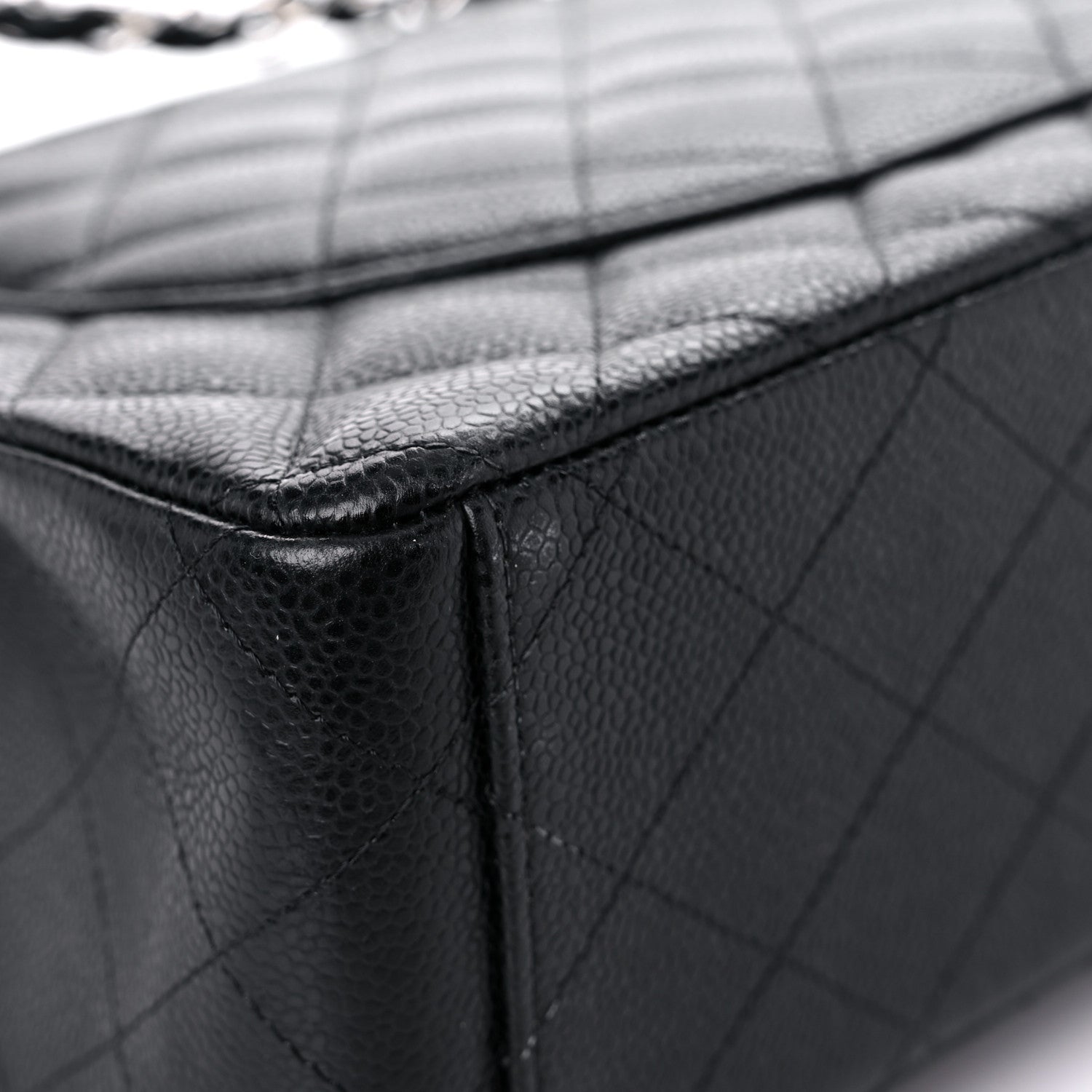 Chanel Caviar Quilted Maxi Double Flap Black 11 of 20