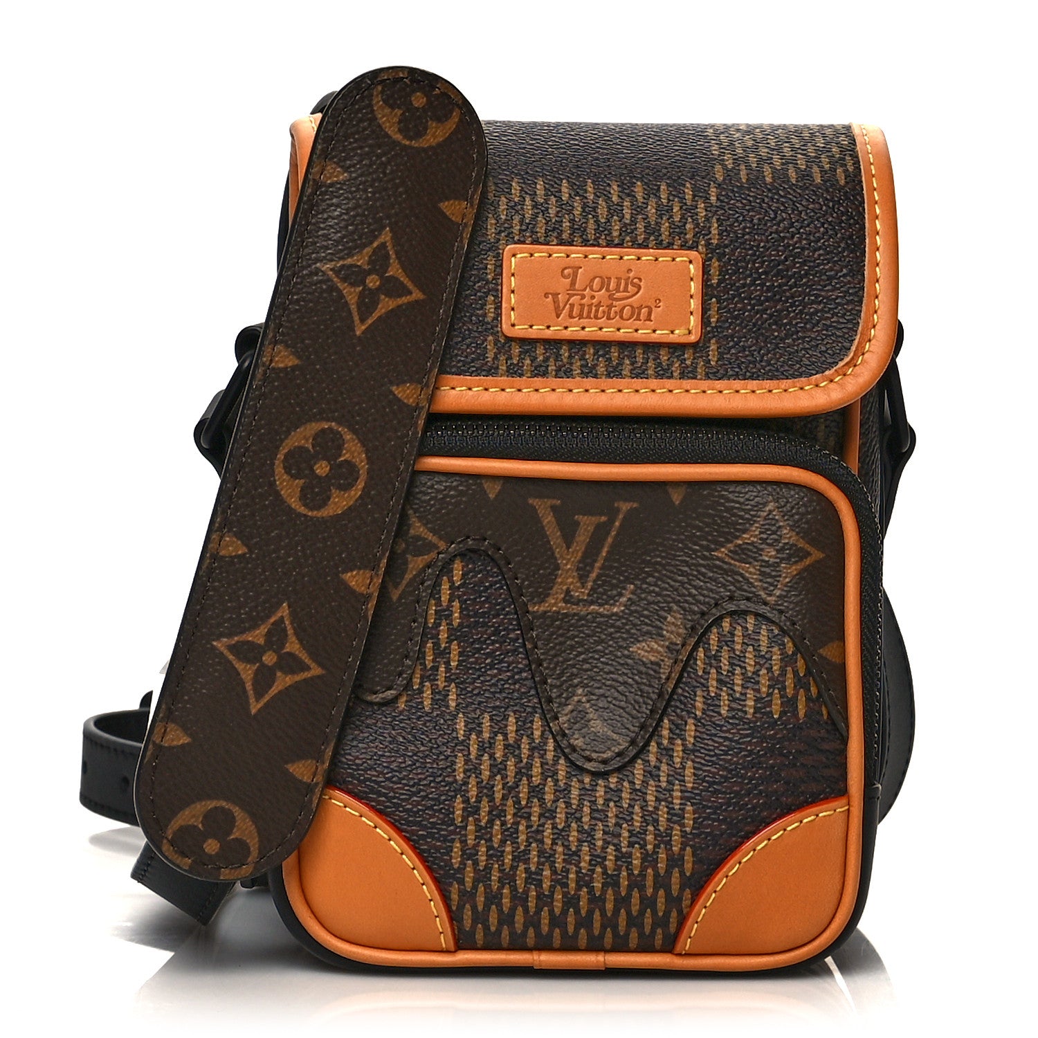 Louis Vuitton X NIGO Giant Damier Ebene Monogram Nano Amazone Messenger 1 of 13