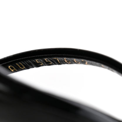 Saint Laurent Patent Calfskin Opyum 110 Sandals 37.5 Black 7 of 9