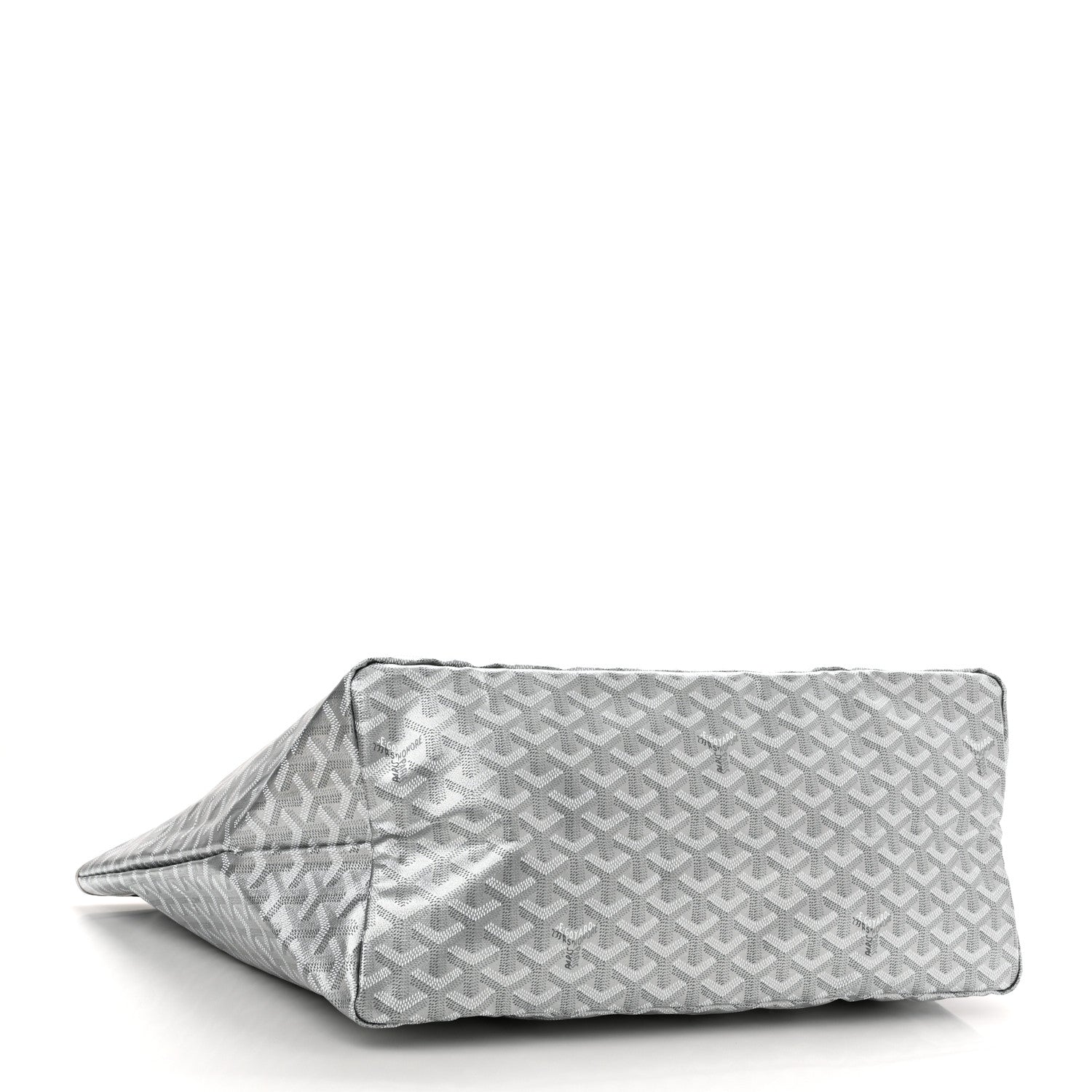 Goyard Goyardine Precious Metals Saint Louis GM Silver 4 of 10
