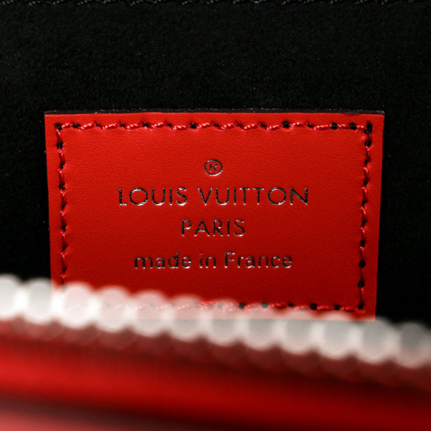 X SUPREME Epi Pochette Jour GM Red