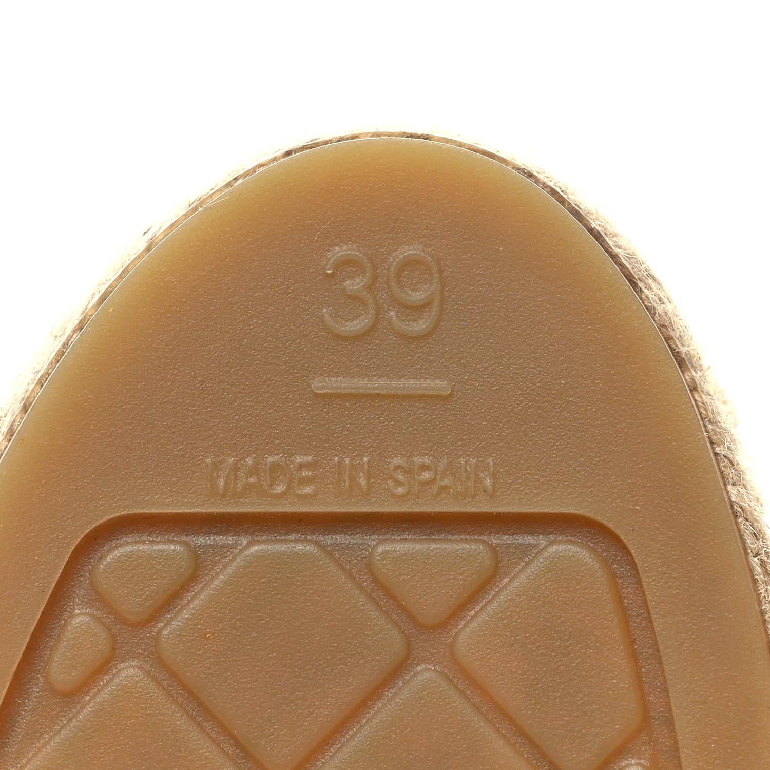 Chanel Lambskin CC Espadrilles 39 Beige Black 7 of 9