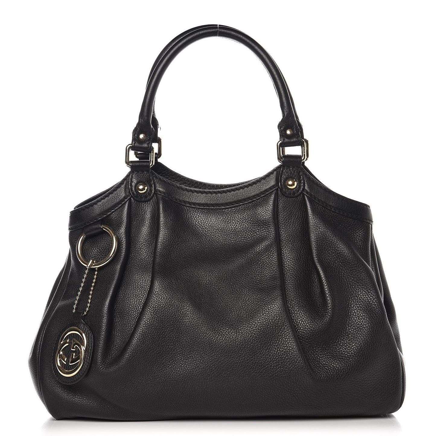 Calfskin Medium Sukey Tote Black