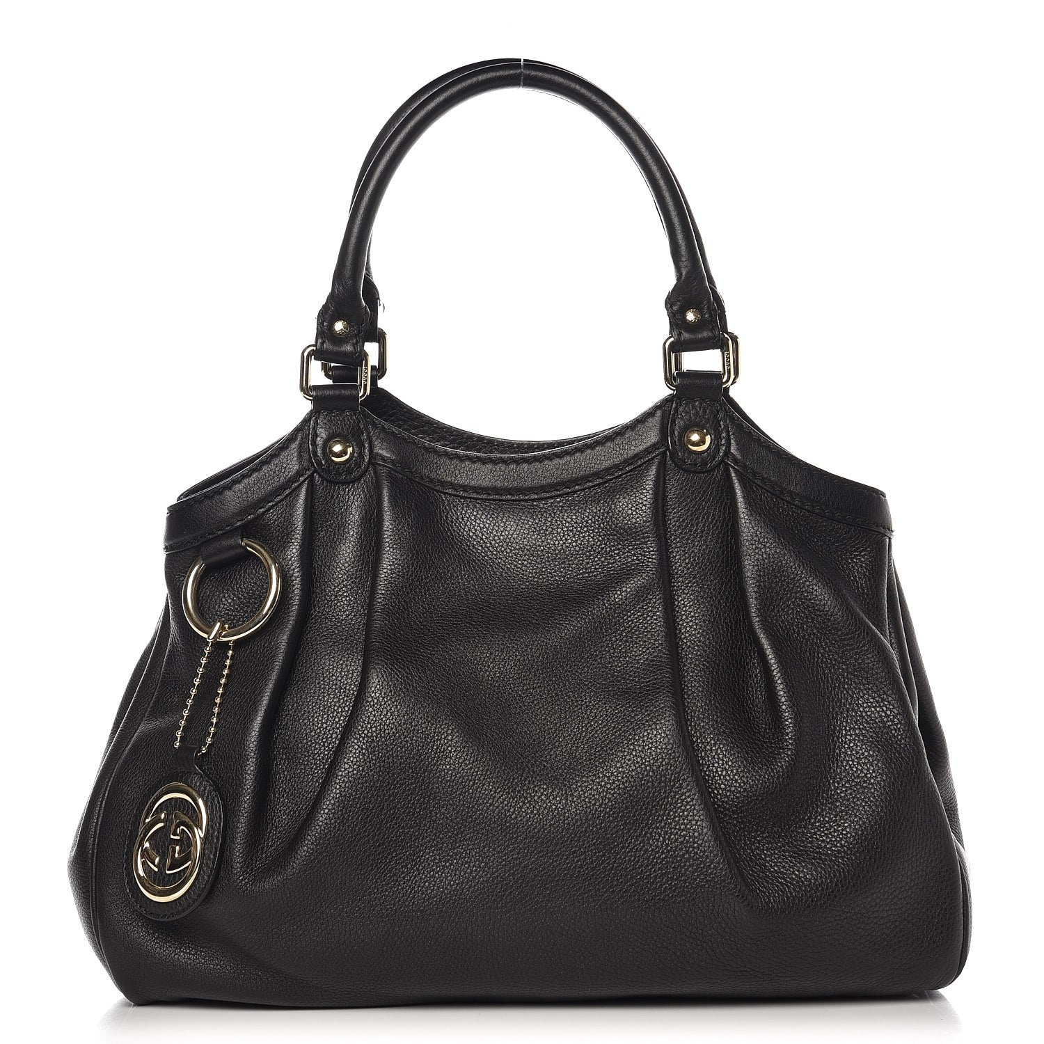 Gucci Calfskin Medium Sukey Tote Black 1 of 9