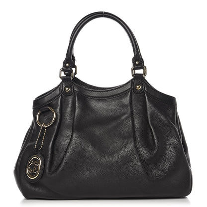 Gucci Calfskin Medium Sukey Tote Black 1 of 9