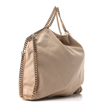 Stella McCartney Shaggy Deer Falabella Fold Over Tote Taupe 3 of 10