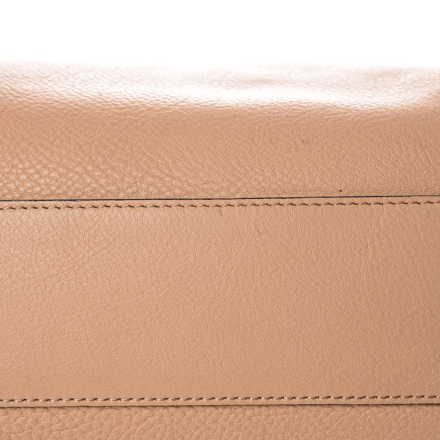 Smooth Calfskin Small Milo Shopping Tote Beige