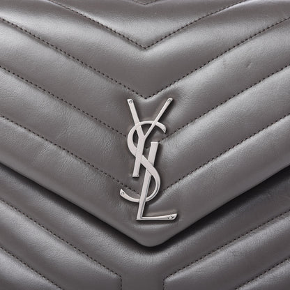 Saint Laurent Calfskin Y Quilted Monogram Medium Loulou Chain Satchel Earth 10 of 10