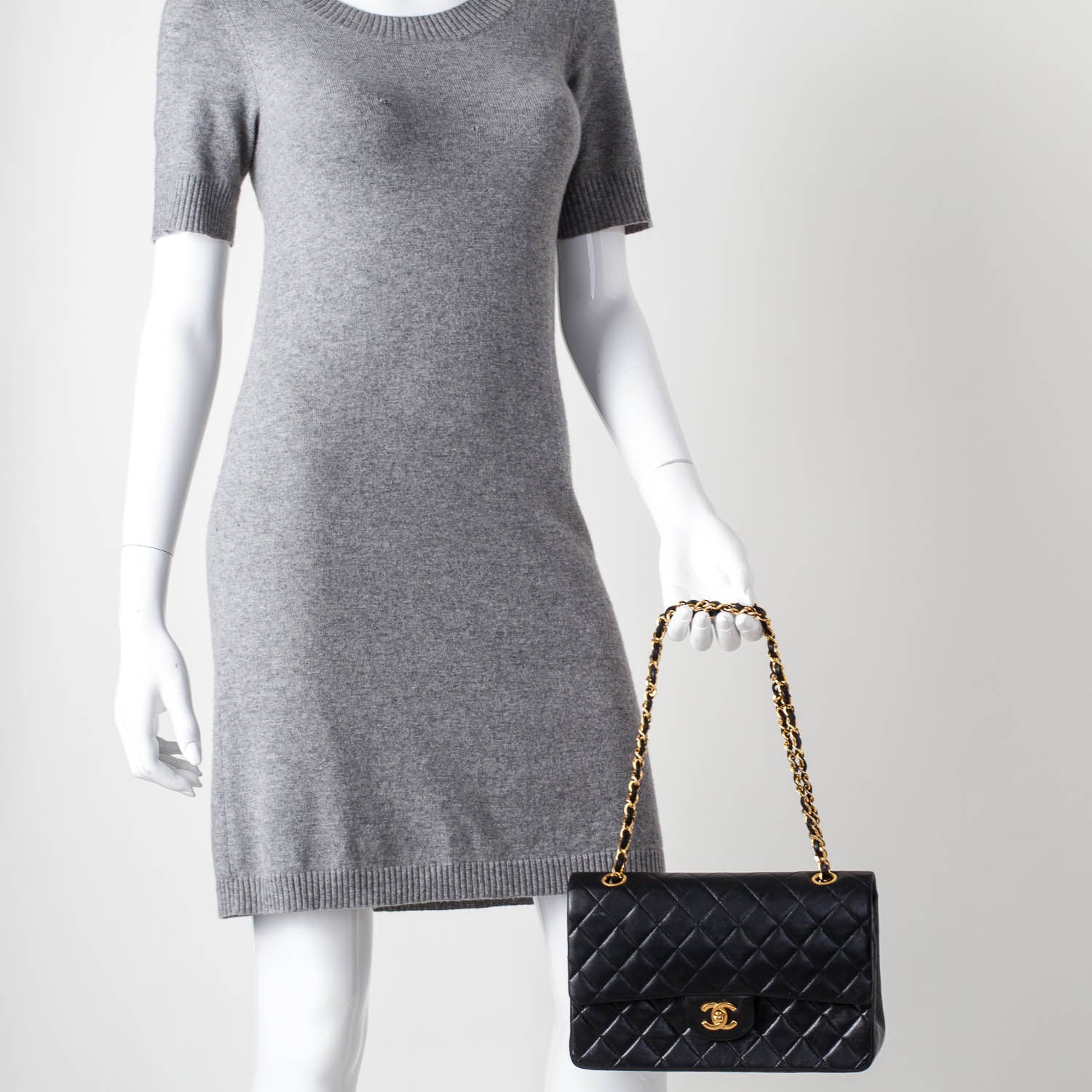 Chanel Lambskin Medium Double Flap Black 2 of 10