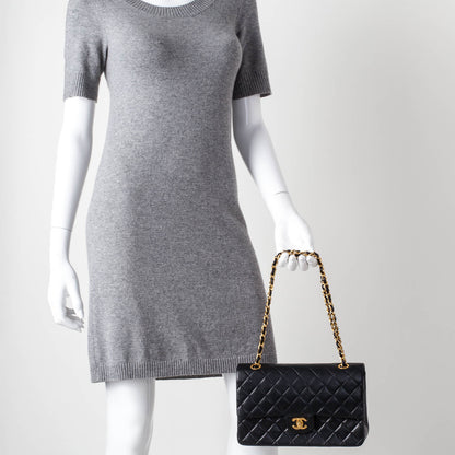 Chanel Lambskin Medium Double Flap Black 2 of 10
