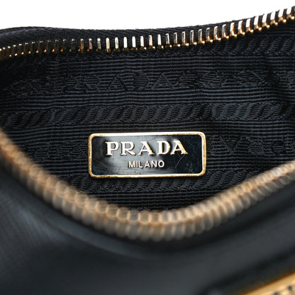 Prada Saffiano Lux Re-Edition 2005 Shoulder Bag Black 6 of 13