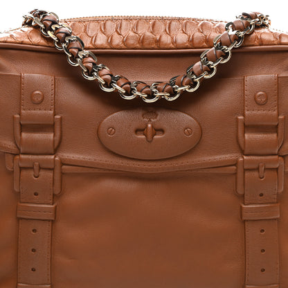 Mulberry Calfskin Silky Snake Print Maisie Bag Oak 8 of 11