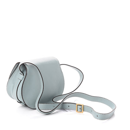 Chloe Calfskin Mini Marcie Round Crossbody Bag Faded Blue 2 of 8
