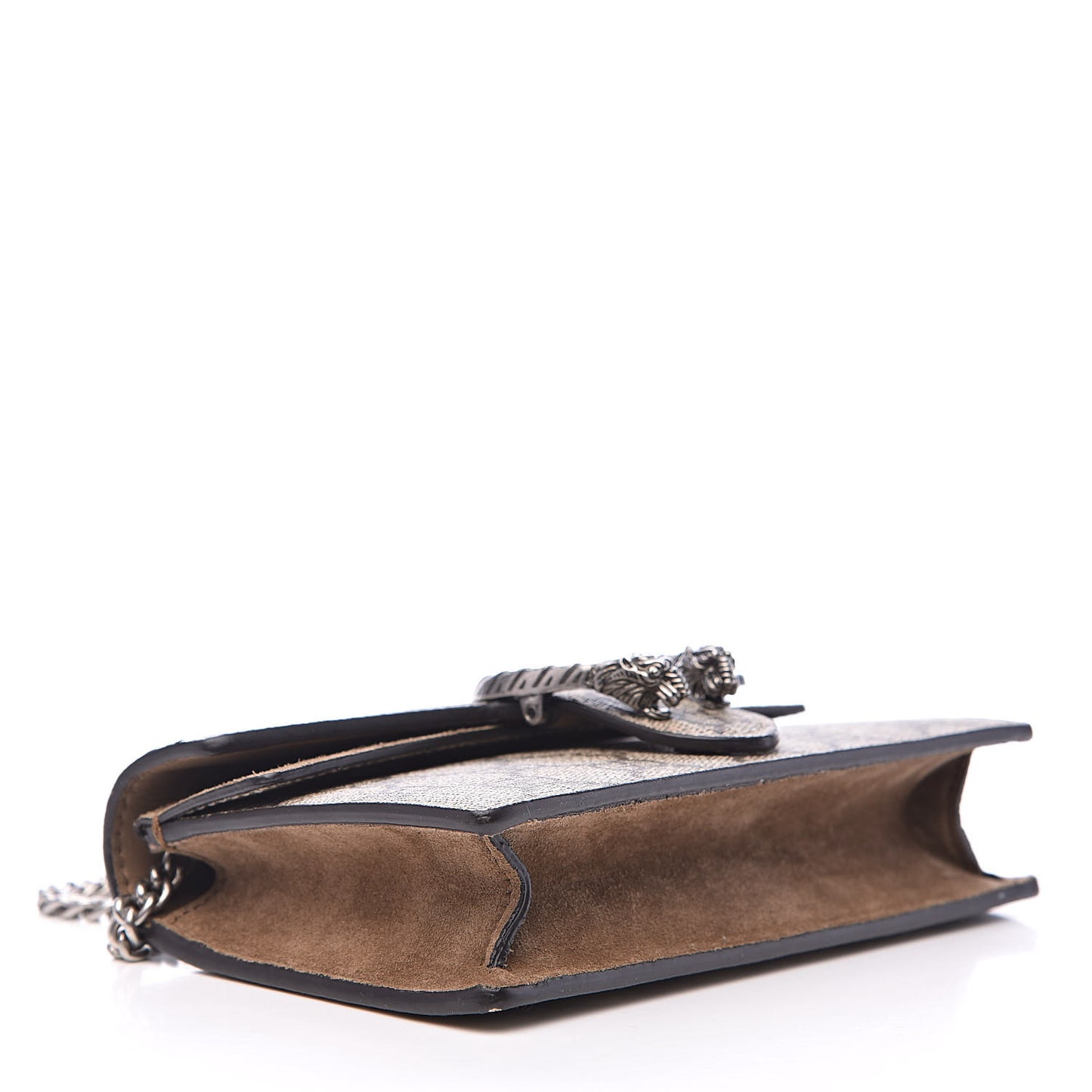 GG Supreme Monogram Super Mini Dionysus Shoulder Bag Taupe