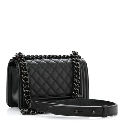 Chanel Caviar Quilted Small Boy Flap So Black 3 of 11