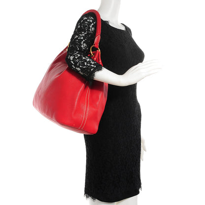 Prada Vitello Daino Hobo Fuoco 2 of 12