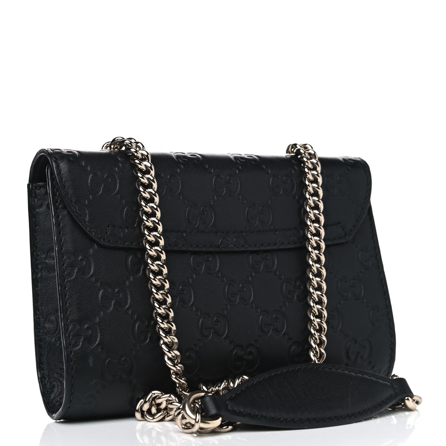 Gucci Guccissima Mini Emily Shoulder Bag Black 2 of 6