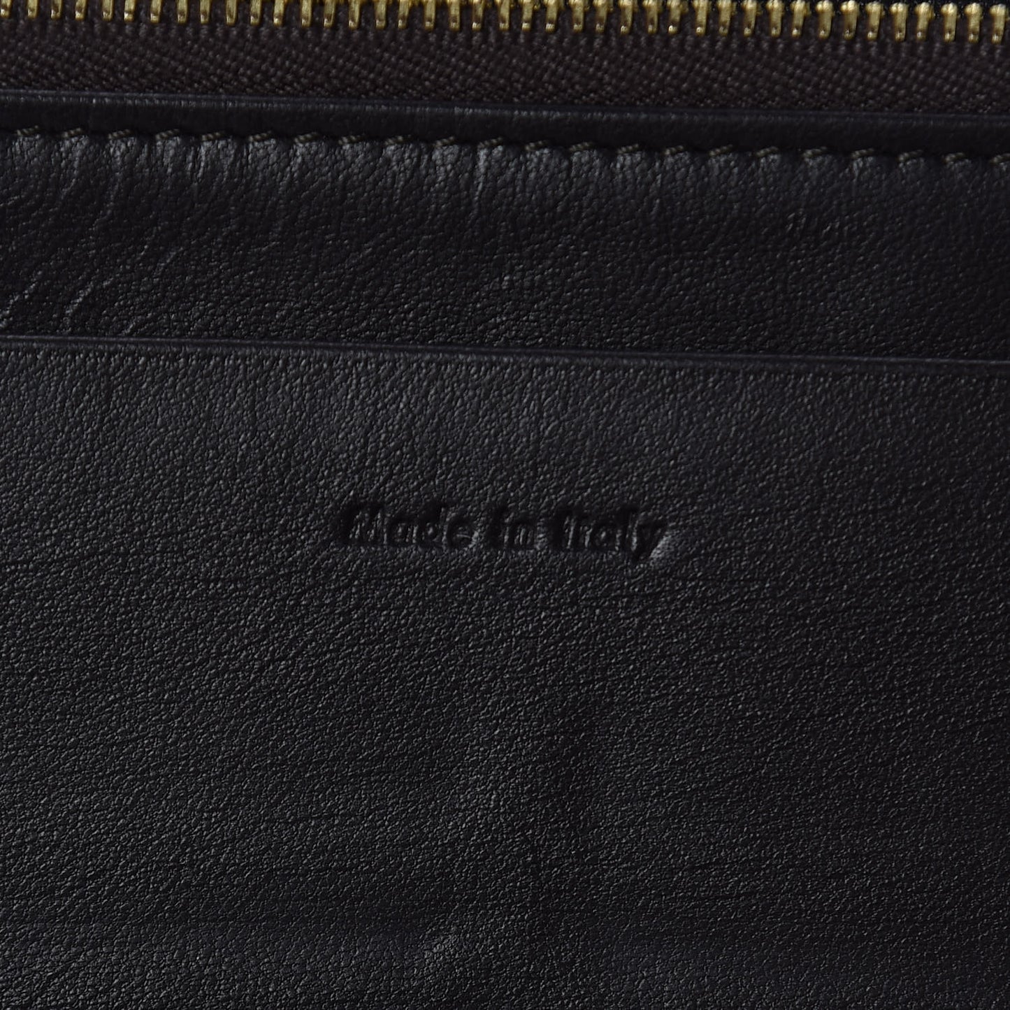Smooth Calfskin Pocket Tri-Fold Multifunction Envelope Flap Wallet Dark Rust