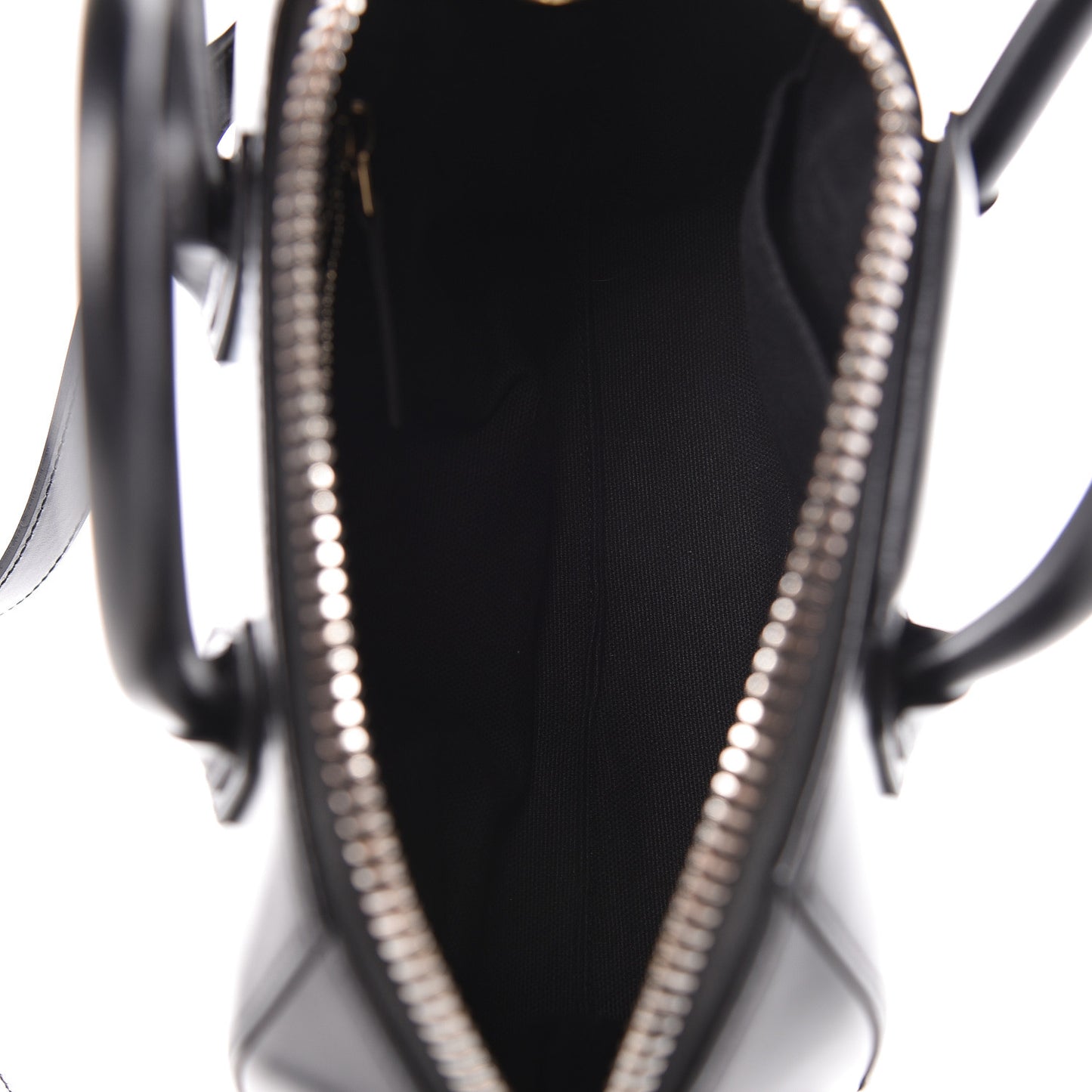 Shiny Lord Calfskin Mini Antigona Black
