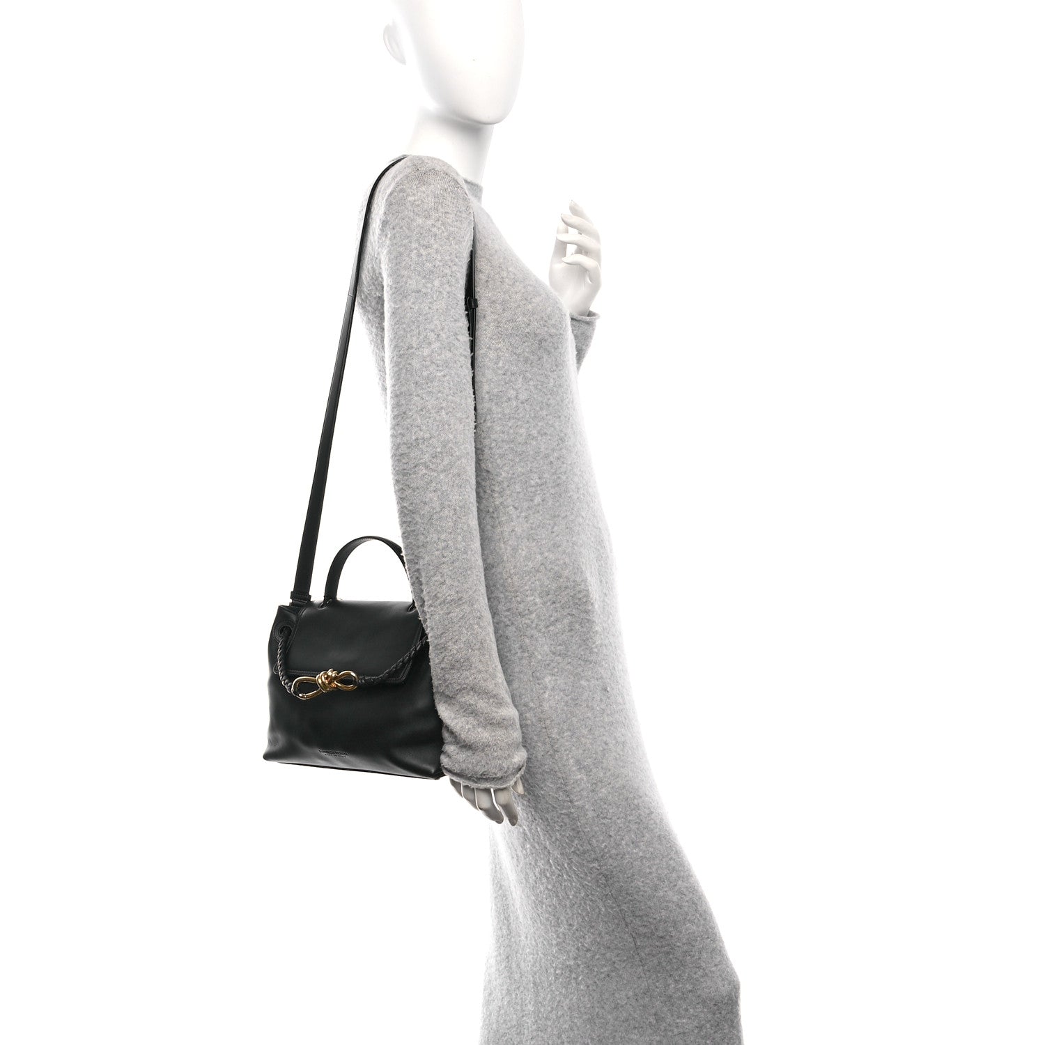 Bottega Veneta Silky Calfskin Small Ciao Ciao Black 2 of 10