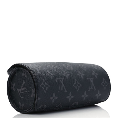Louis Vuitton Monogram Eclipse 3 Watch Travel Case 3 of 8
