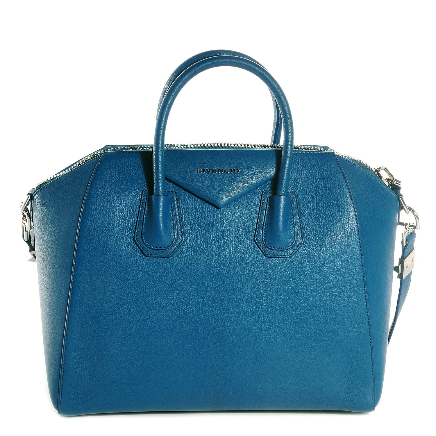 Givenchy Sugar Goatskin Medium Antigona Dark Blue 1 of 11