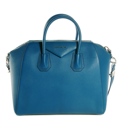 Givenchy Sugar Goatskin Medium Antigona Dark Blue 1 of 11