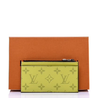 Louis Vuitton Monogram Taiga Coin Card Holder Yellow 18 of 18