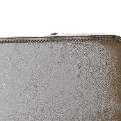 Fendi Vitello Liberty Glossy Lambskin F is Fendi Perforated Large Mon Tresor Bucket Bag White Ice Rust Maya 11 of 11