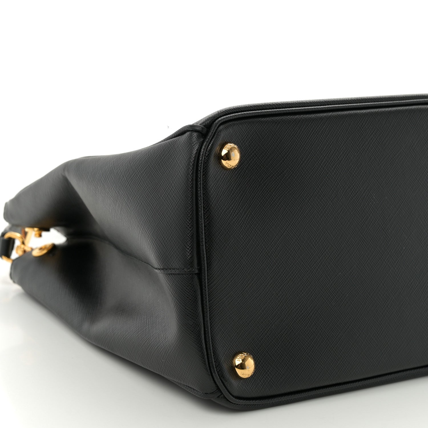 Prada Saffiano Lux Large Galleria Double Zip Tote Black 9 of 12