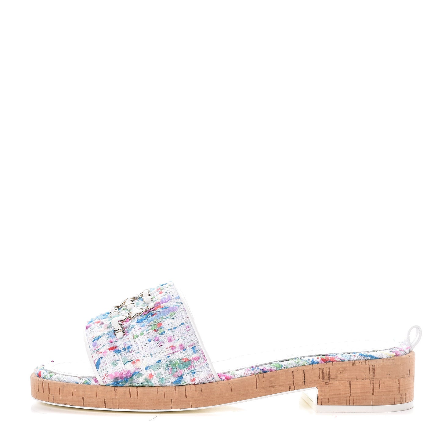 Tweed Logo Mules 41 Multicolor